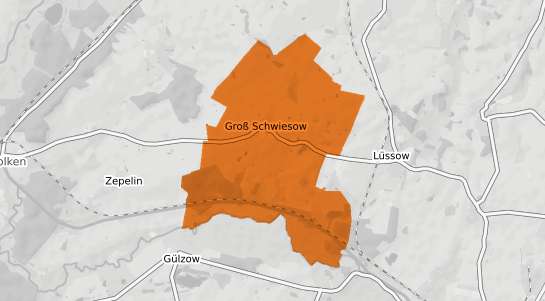 Mietspiegelkarte Gross Schwiesow